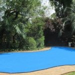 Pool Cover Leaf-catcher D.i.y. With Hooks And Plates