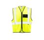 Saf Reflective Vest Lime Zip 3XL