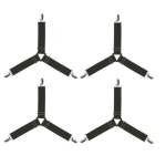 Triangle Bed Sheet Clips 4-PIECE Secure Grippers