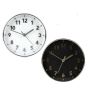 Wall Clock Quartz Plastic Round - 20CM 2 Pack