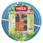 Watex Hosepipe With Fittings Blue 12MM X 20M