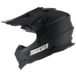 Sgi Rapid Youth Mx Motocross Helmet - Matt Black - Ym - Youth Medium