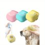 1PC Softness Silicone Pet Brush Modern Multifunctional Dog Hair Massage Bath Brush For Home