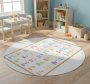 Kids Vinyl Rug Arabic Alphabet Design