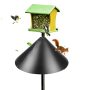 Squirrel Baffles For Bird Feeders Squirrel Guard Pole Mount Stopper For Outdoor Bird Feeder Or Shepherd Hooks 12INCH Diameter 001