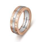 CRI10457201RG Rose Gold Stainless Steel Special Date Ring