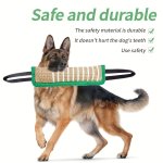 Durable Striped Chew Toy For Small Dogs - Cotton Yarn & Polyester Training Bite Stick For Safe Dental Health