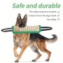 Durable Striped Chew Toy For Small Dogs - Cotton Yarn & Polyester Training Bite Stick For Safe Dental Health