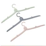Bubm Pack Of 3 Affordable Travel Hangers - Pink Grey Green