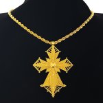 1PC Middle Eastern Necklace Golden Pendant Necklace Maple Shape Pendant Wedding Accessories