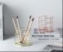 Fine Living Horizontal Wire Pen Holder - Rose Gold