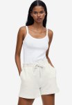 Paper Bag Sweatshirt Shorts - Grey
