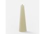 Off White Gear-shaped Candle Medium