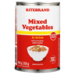 Mixed Vegetables In Sweetened Brine 410G