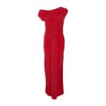 Red Off Shoulder Maxi Dress