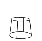 Genware Black Anti-slip Round Buffet Riser 18CM
