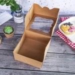 Confectionery Box Pvc Window 15X15X7.6CM