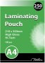 250 Micron Laminating Pouches A4 216X303MM Box Of 100