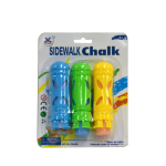 3PC Sidewalk Chalk With Holder