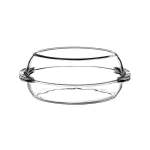 2.25LT Oval Casserole With Lid Clear