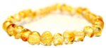 Baltic Amber Teething Necklace - Lemon