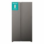 Hisense 543L Side By Side Fridge Freezer Titanium – H680SIT