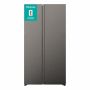 Hisense 543L Side By Side Fridge Freezer Titanium – H680SIT