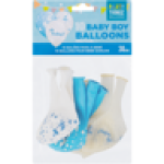 Assorted Baby Boy Printed Balloons 10 Piece