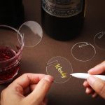 30PCS 1SET Acrylic Round Beverage Label Diy Wedding Birthday Party Wine Water Cup Glass Edge Insert Tag Summer Various Party Gat