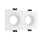 Indoor Polycarbonate Double Downlight White