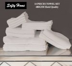 14 Pieces Towel Set- 480GSM