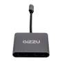 Gizzu 4K Dual HDMI USB 3.0 Type-C Hub With 100W Power