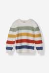 BOYS Striped Jumper - 10 Multi Stripe