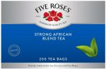 Five Roses Strong African Blend Tea Box