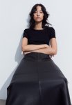 Ribbed T-Shirt - Black