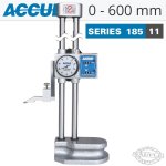 Accud Dig. Height Gauge 600MM 0.05MM Acc. Driving Wheel 0.01MM Grad. S steel Livestainable