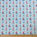 100% Tton Poplin Printed -64 Nautical