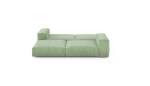 Double Lounger - Cord Velours - Duck Egg - 241CM X 210CM