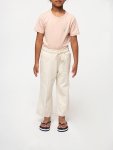 Polo Girls Leah Wide Leg Cropped Pant In Sand - Sand 7 To 8