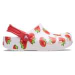 Classic Fresh Fruits Clog Kids Age 5+ - White J6