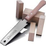 1PC Japanese Hand Saw 6 Inches Double Edge Sided Pull Saw Ryoba SK5 Flexible Blade 14 17 Tpi Flush Cut Saw With Beech Wood Handl