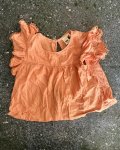 Cotton On Dusty Pink Peplum Top 6Y