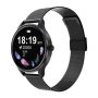 Ladies Smart Health Watch WC900 G3 - Black Steel/black Woven Steel Strap