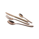 24 Piece Rose Gold Stainless Steel Cutlery Set SGN1945