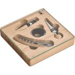 Okiyo Budonoki Bamboo Wine Accessories Set