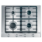 Miele 60CM Stainless Steel Gas Hob - KM2010G