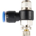AirCraft Flow Control Swivel Elbow Pu 8MM X 1 4" M