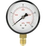 AirCraft Press. Gauge 63MM Glycerine 1 4" Bot. Fit Metal Case 0-16BAR 0-1600KPA