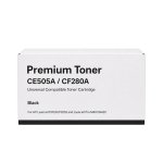Black Toner For Hp CE505A CF280A