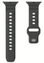 Watch Strap For Apple Iwatch Band 38MM 40MM 41MM Soft Black Silicone